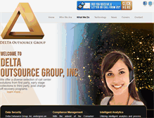 Tablet Screenshot of deltaoutsourcegroup.com